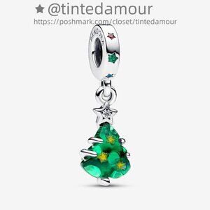 Pandora Sparkling Christmas Tree Dangle Charm